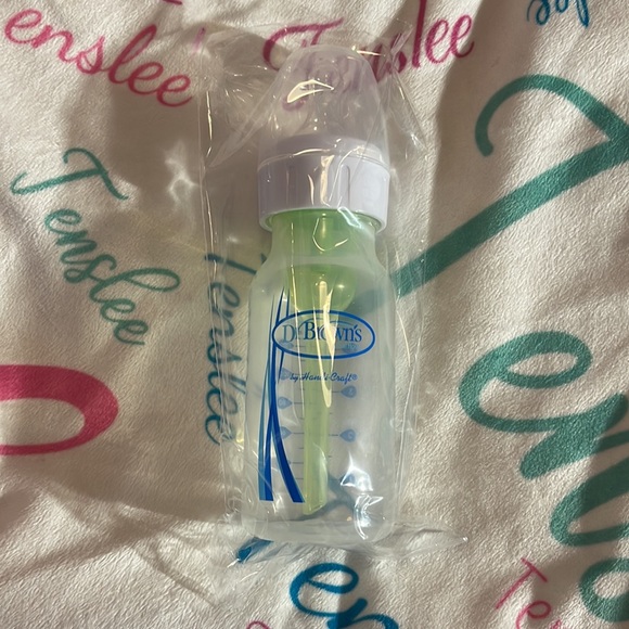 Dr Brown’s Natural Flow Anti-Colic Set of 3 Baby Bottles 4oz Brand New Box Green - Picture 7 of 16